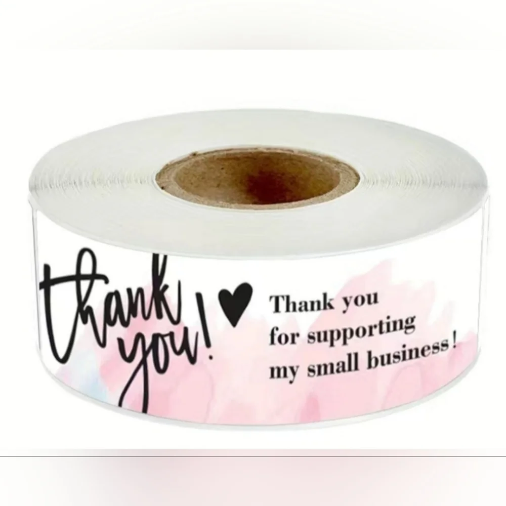 New 120 Thank you for supporting my small business stickers
